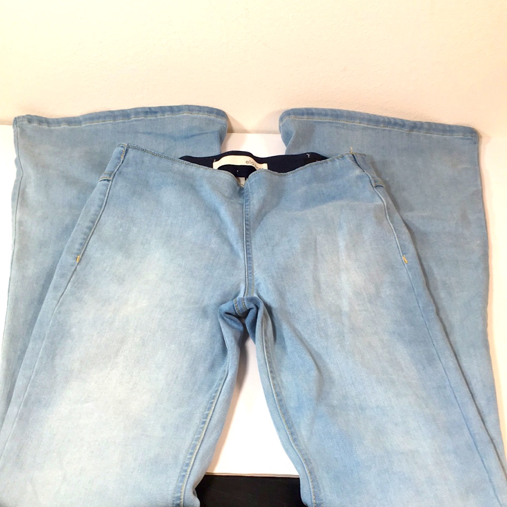 Ella Moss | Pull On Flare Leg Light Blue Faded Jeans | Women’s 25 | Nwot